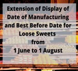 Read more about the article Extension of Display of Date of Manufacturing and Best Before Date For Non-packaged or Loose Sweets