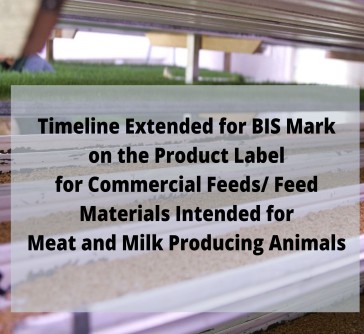 You are currently viewing FSSAI Extends Timeline for BIS mark on the product label for Commercial Feeds/ Feed Materials Intended for Meat and Milk Producing Animals