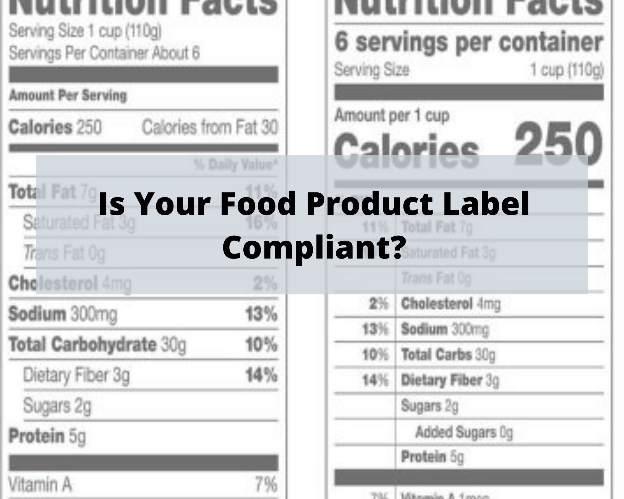 Read more about the article Is Your Food Product Label Compliant?